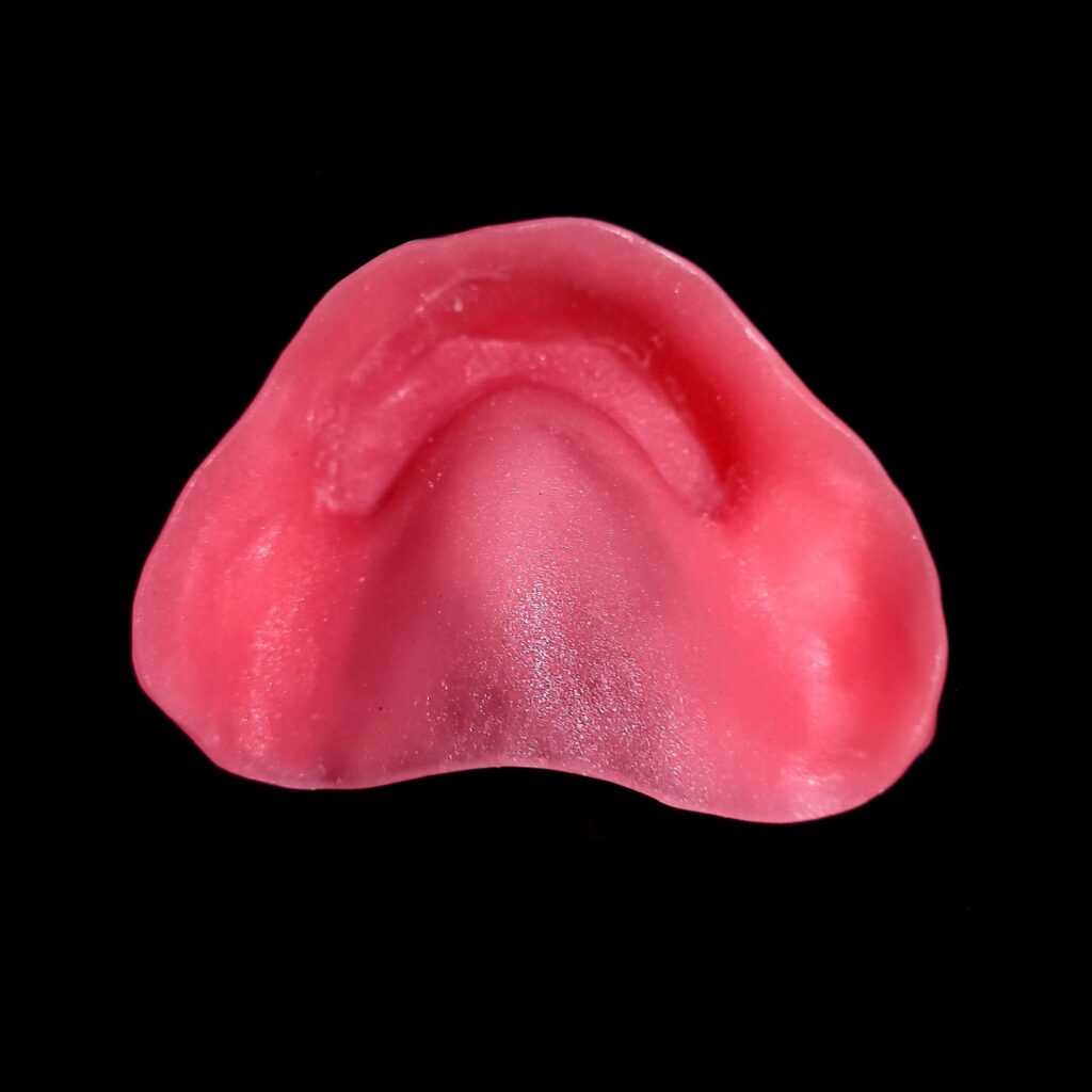 Wax rim with room for jig